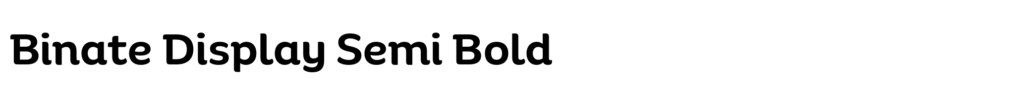 Binate Display Semi Bold image